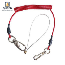 Load image into Gallery viewer, Retractable Scaffolding Tool lanyard  Plastic Coiled Spring
